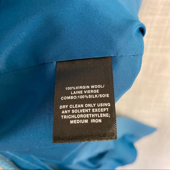 Lafayette 148 Wool Silk Sleeveless Sheath Dress - Picture 7 of 8